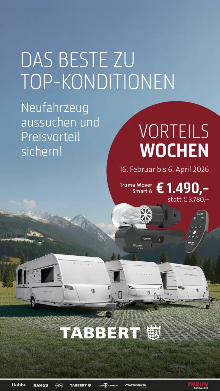 Fahrzeugbild Tabbert Pantiga 550 E 2,3 Finest Edition *2026*2000kg*Mover-Paket* #1