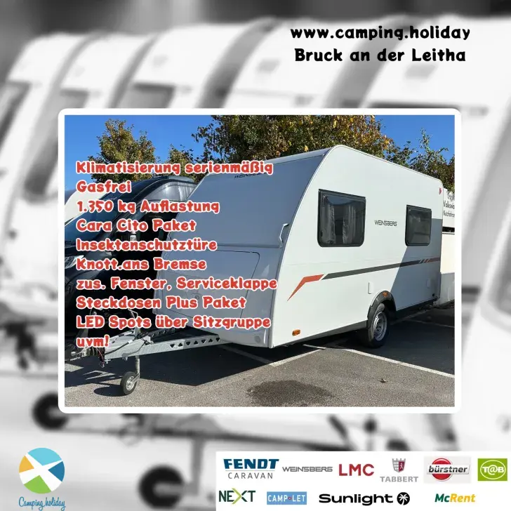 Frontal Vorne Weinsberg CaraCito 390 QD