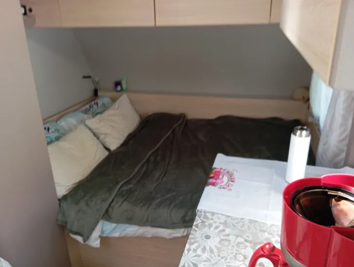 Grundriss Nacht Weinsberg CaraCito 390 QD Neuwertig