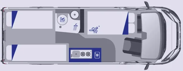 Nachtgrundriss Westfalia Columbus 640 E