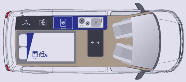 Nachtgrundriss Westfalia Kepler Six