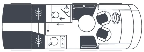Tagesgrundriss Niesmann + Bischoff iSMOVE 6.9 E
