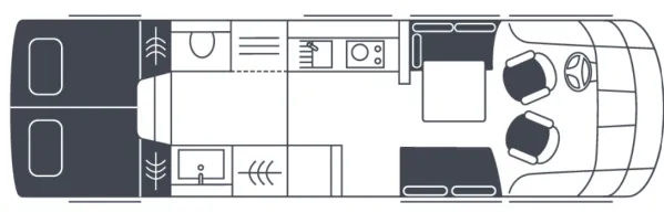 Tagesgrundriss Niesmann + Bischoff Arto 88 Tagesgrundriss Niesmann + Bischoff Arto 88