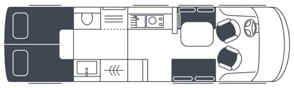 Tagesgrundriss Niesmann + Bischoff Flair 880 Tagesgrundriss Niesmann + Bischoff Flair 880