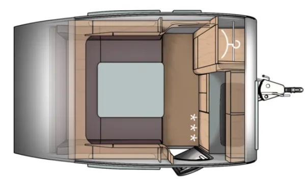 Tagesgrundriss T@B OFFROAD 320