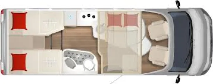 Grundriss Tag Bürstner Ixeo Time IT 726G