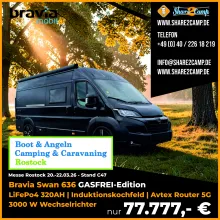 Fahrzeugbild Bravia Mobil Swan 636 Gasfrei | Automatik | LiFePo4 #1