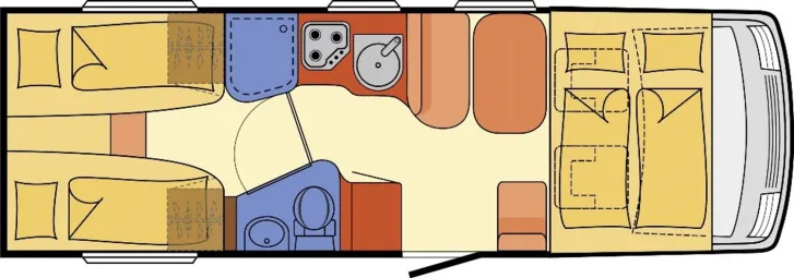 Fahrzeugbild Dethleffs Advantage I 7051 EB Hydr.HubstützenSAT TV 4250kg #2