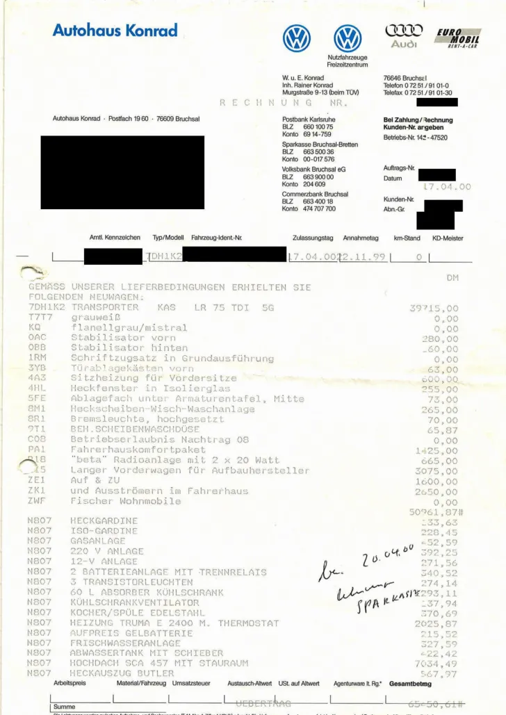 Fahrzeugbild VW Sonstige T4 Volkswagen , 91Tkm #8