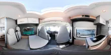 360° Innenansicht Dethleffs Globetrail 600 DR Fiat *SUMMER SALE*
