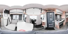 360° Innenansicht Dethleffs Globebus Active I 6 *WINTER-FAMILIEN-REISEMOBIL*