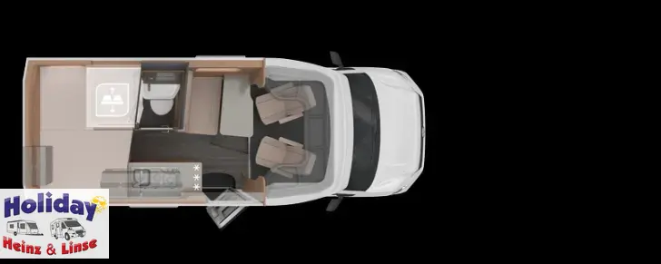 Grundriss Tag Knaus Tourer CUV 500 MQ CUVISION 150 PS Automatik