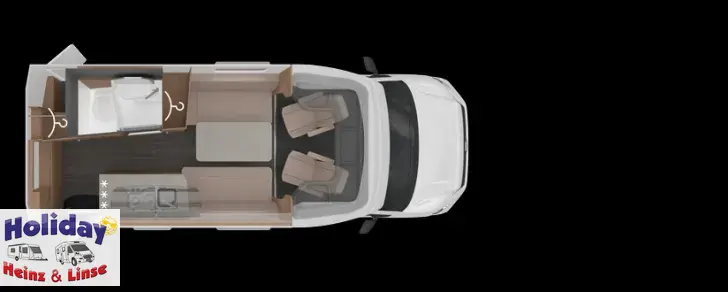 Grundriss Tag Knaus Tourer CUV 500 LT CUVISION 150 PS Automatik