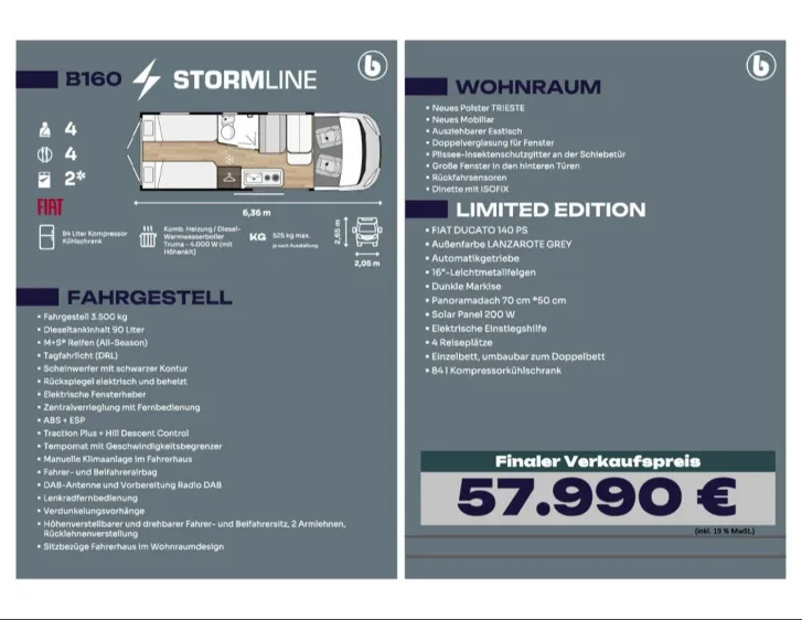 Fahrzeugbild Benimar Benivan B160 STORMLINE #15