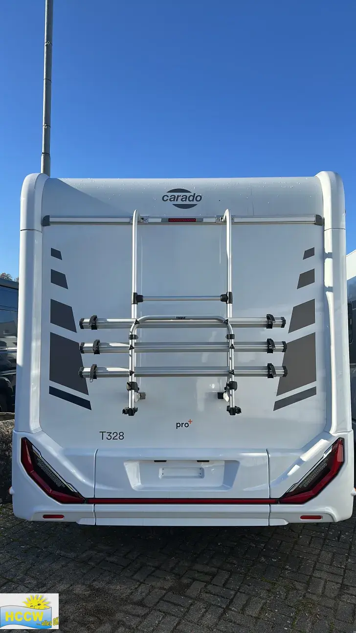 Frontal Hinten Carado T 328 Automatik + SAT und TV