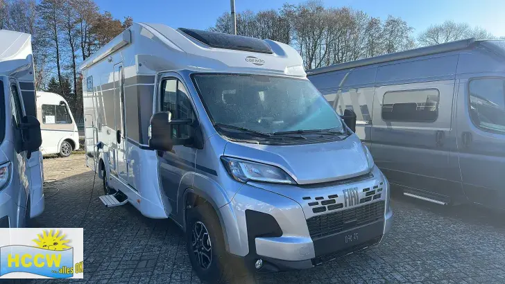 Schräg Vorne Carado T 328 Automatik + SAT und TV