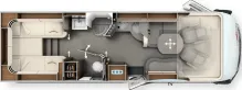 Grundriss Tag Carthago chic c-line I 5.9 XL LE Mercedes (315)