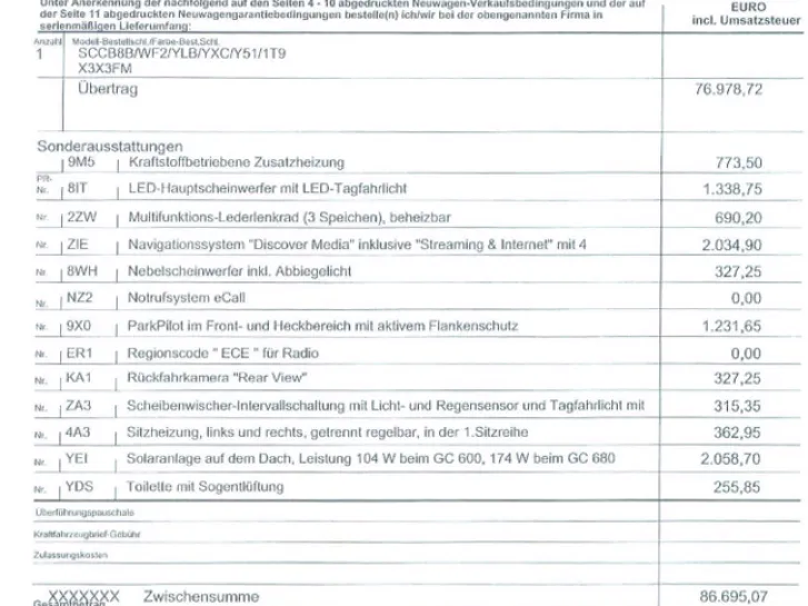 Fahrzeugbild VW Grand California 680 sehr gut #5