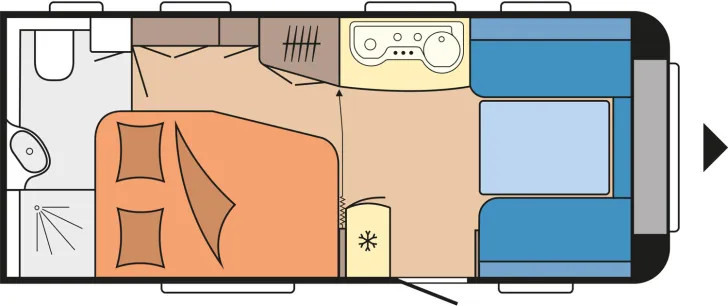 Fahrzeugbild Hobby De Luxe 495 WFB Mover; elektr. Stützen; Heckbad #2