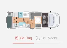 Grundriss Tag Challenger Teilintegriert 384 Etape Edition neuwertig