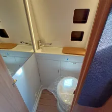 Toilette Weinsberg CaraBus 540 MQ Zustand sehr gut