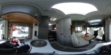 360° Innenansicht Hymer ML-T CrossTrail 580 mit XXL-Bett + Backofen