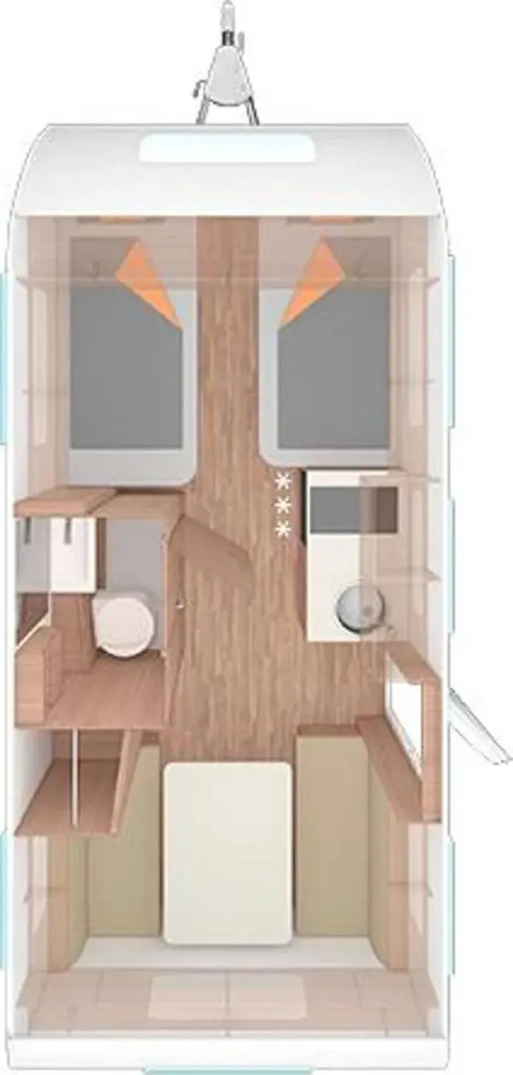 Grundriss Tag Weinsberg CaraCito 470 EU Sehr guter Zustand!