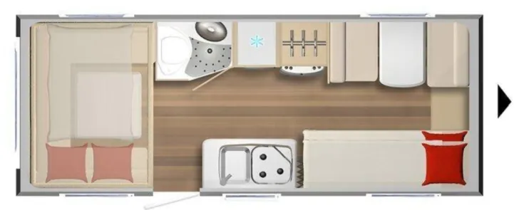 Grundriss Tag Bürstner Premio 520 TK 510TK 2 Wände neu