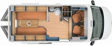 Grundriss Tag Hymer Eriba Car 602 geplant barrierefrei!
