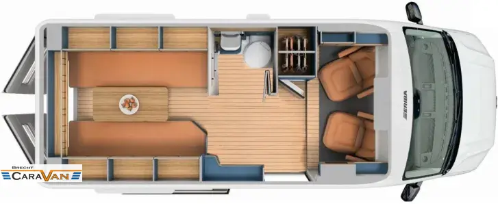 Grundriss Tag Hymer Eriba Car 602 geplant barrierefrei!