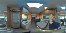 360° Innenansicht Weinsberg CaraHome 700 DG 165PS 6 Sitz- und Schlafplätze