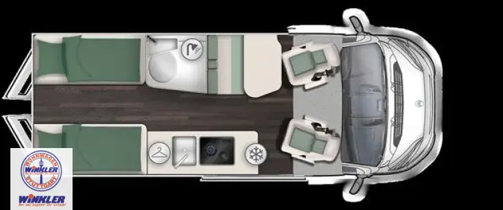 Grundriss Tag Forster V 636 EBL Vibe Livin up pro Vibe Edition