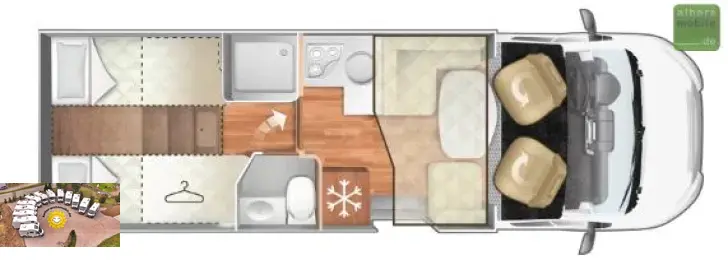 Fahrzeugbild Roller Team Kronos 284 TL TOP Fahrzeug, 5 Schlafplätze #23