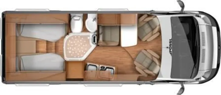 Grundriss Tag Pössl Roadcruiser Fiat