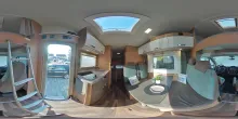 360° Innenansicht Weinsberg CaraHome 600 DKG 6 Sitz- und Schlafplätze,