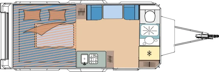 Grundriss Tag Camppass CR 650 Autark/Mover *uvm.