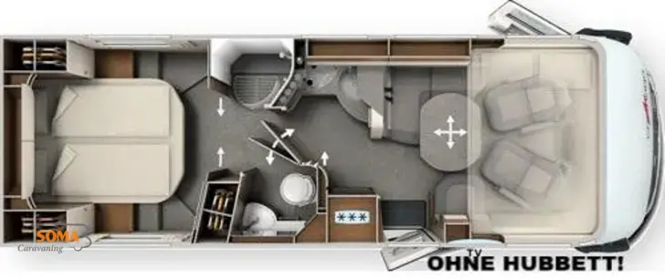 Grundriss Tag Carthago chic c-line I 5.0 QB L Listenpreis 186.855,00 !