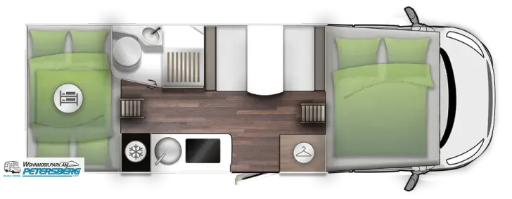 Grundriss Tag Forster A 699 DVB 3,5 t * 165 PS * Winterpaket