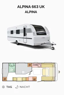 Grundriss Tag Adria Alpina 663 UK Premium Wohnwagen, w