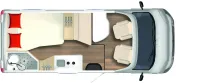 Grundriss Tag Bürstner Nexxo Van T 569