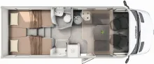 Grundriss Tag Hymer GT-S 685