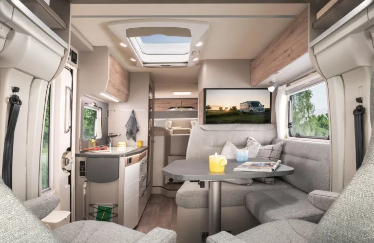 Grundriss Tag Hymer Exsis-t 580 Pure Top