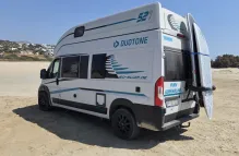 Grundriss Nacht Weinsberg CaraBus 600 MQH SURF-EDITION,AHK,TV,