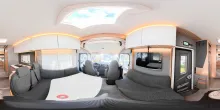 360° Innenansicht Dethleffs XL I 7812-2 *5 Personen Fahrzeug*