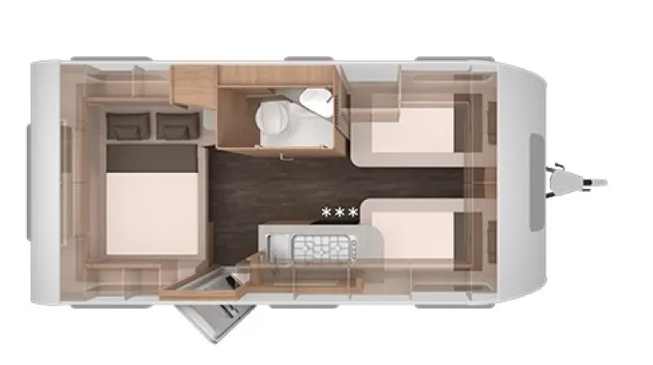 Grundriss Nacht Knaus Sport 460 EU Modell 2026