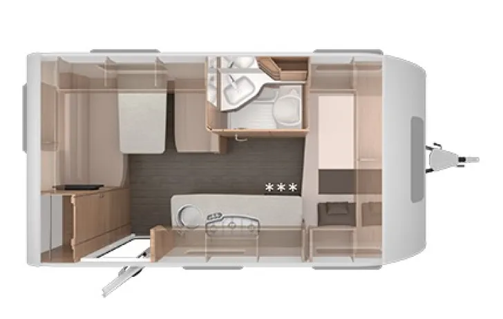 Grundriss Tag Knaus Südwind 420 QD Black Selection Modell 2026
