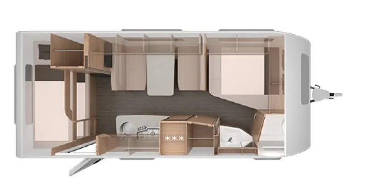 Grundriss Tag Knaus Südwind 540 FDK Black Selection Modell 2026