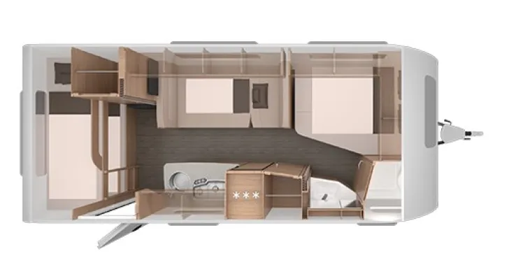 Grundriss Nacht Knaus Südwind 540 FDK Black Selection Modell 2026