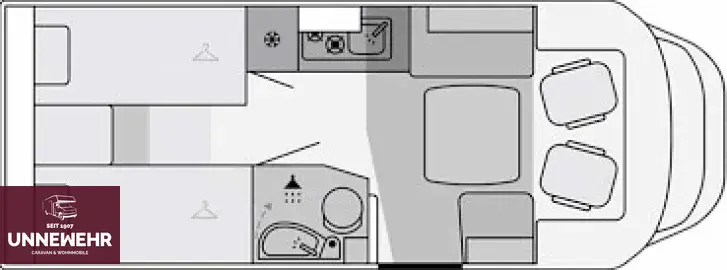 Fahrzeugbild Corigon Slim Teilintegriert Slim 70 LS #2