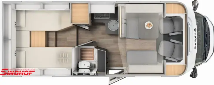 Grundriss Tag Sunlight Sub TS 67 Citroen